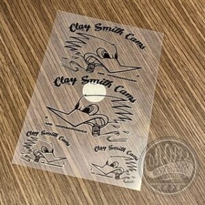 Clay Smith Cams 叼煙鷹日本原廠授權貼紙黑色
