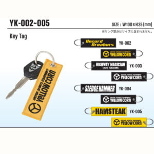 日本YeLLOW CORN 布標鑰匙圈 YK-002~005
