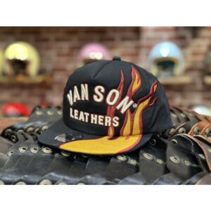 日本 VANSON 火焰 網帽 電繡卡車帽 NVCP-2208