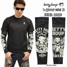 日本 VANSON 涼感袖套 The BRAVE-MAN×BETTY BOOP聯名 彈性 BBB-2329