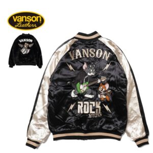 日本 VANSON × TOM＆JERRY 聯名 橫須賀 雙面外套 TJV-2444