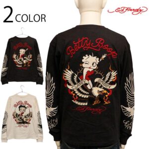 日本 VANSON×ED HARDY×BETTY BOOP ED貝蒂 聯名 老鷹 長袖上衣 BED-2501 兩色