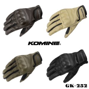 日本 KOMINE 可觸控 透氣 真皮 羊皮手套 GK-252 多色