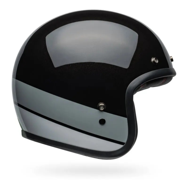 Bell CUSTOM 500 Apex Gloss Black Flake 黑銀極光 3/4罩 復古帽 安全帽：圖片 2