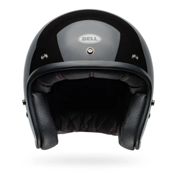 Bell CUSTOM 500 Apex Gloss Black Flake 黑銀極光 3/4罩 復古帽 安全帽：圖片 4