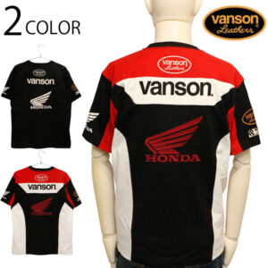 日本 VANSON × HONDA 本田 聯名 刺繡 短袖  HRV-2505 兩色