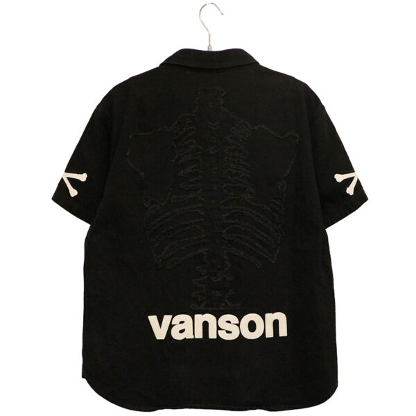 日本 VANSON Premium Line 單寧 短袖襯衫 NVSS-2505 兩色：圖片 3