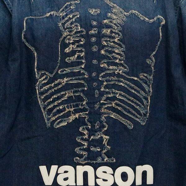 日本 VANSON Premium Line 單寧 短袖襯衫 NVSS-2505 兩色：圖片 7