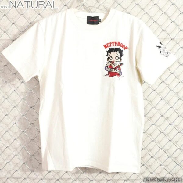 日本 VANSON×ED HARDY×BETTY BOOP 聯名 STAYTRUE 短袖 短T BED-2503 黑白 兩色：圖片 8