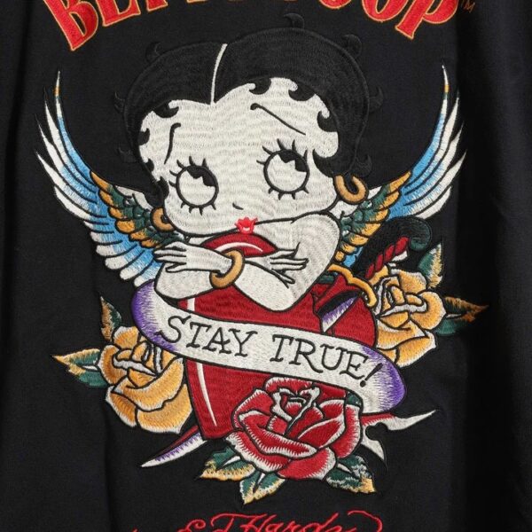 日本 VANSON×ED HARDY×BETTY BOOP 聯名 STAYTRUE 短袖 短T BED-2503 黑白 兩色：圖片 6