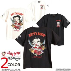 日本 VANSON×ED HARDY×BETTY BOOP 聯名 STAYTRUE 短袖 短T BED-2503 黑白 兩色
