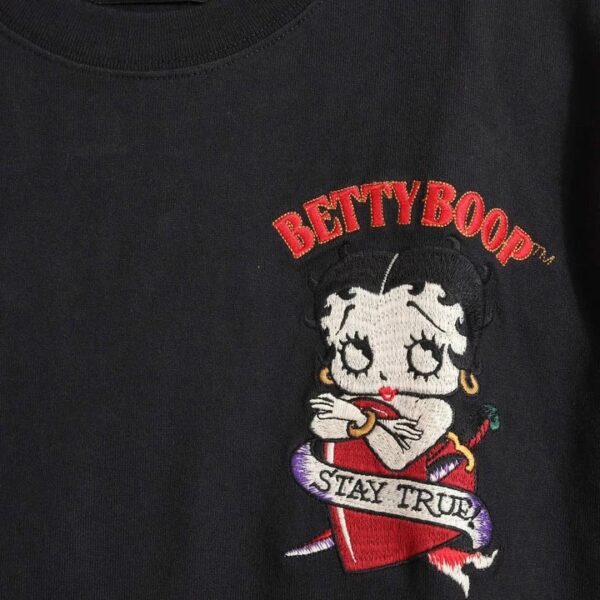 日本 VANSON×ED HARDY×BETTY BOOP 聯名 STAYTRUE 短袖 短T BED-2503 黑白 兩色：圖片 5
