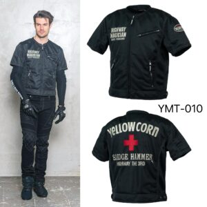 日本 YELLOW CORN 新款 短袖防摔衣 網眼 護具  YMT-010