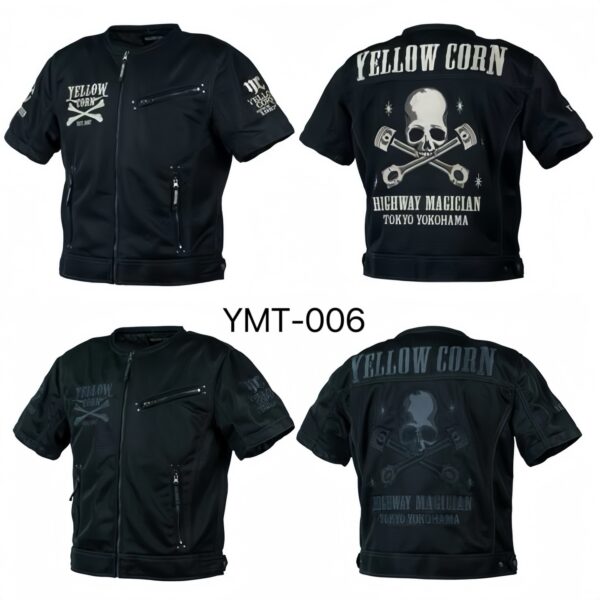 日本YELLOW CORN 短袖防摔外套 網眼 護具 夏季 YMT-006