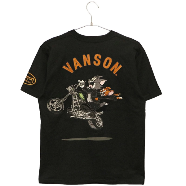日本 VANSON × TOM＆JERRY 聯名 電繡 短袖上衣 TJV-2511：圖片 3